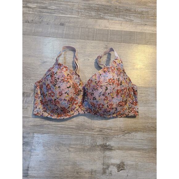 No boundaries 38DD women's floral lace bra - Picture 1 of 5
